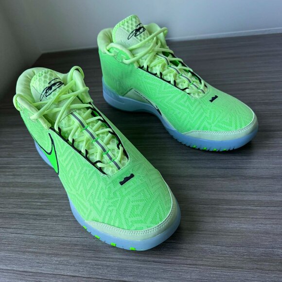 Nike LeBron James LBJ NXXT Genisus Basketball Shoes Men's Size 13 $155 Volt - Picture 2 of 8